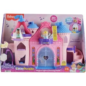 Fisher-Price Little People Disney Princess Magical Lights & Dancing Castle NWT